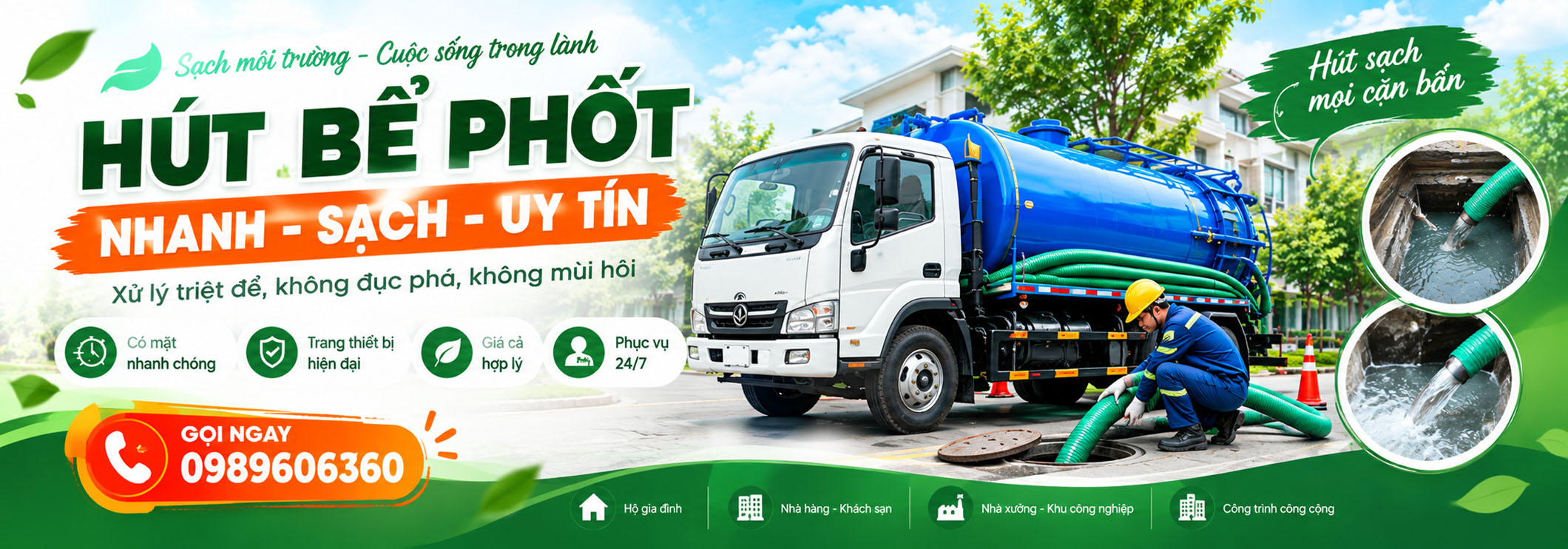 HÚT BỂ PHỐT THÀNH ĐẠT