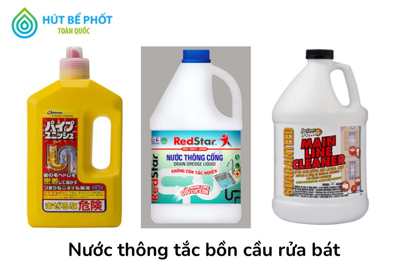 bột thông tắc bồn rửa bát