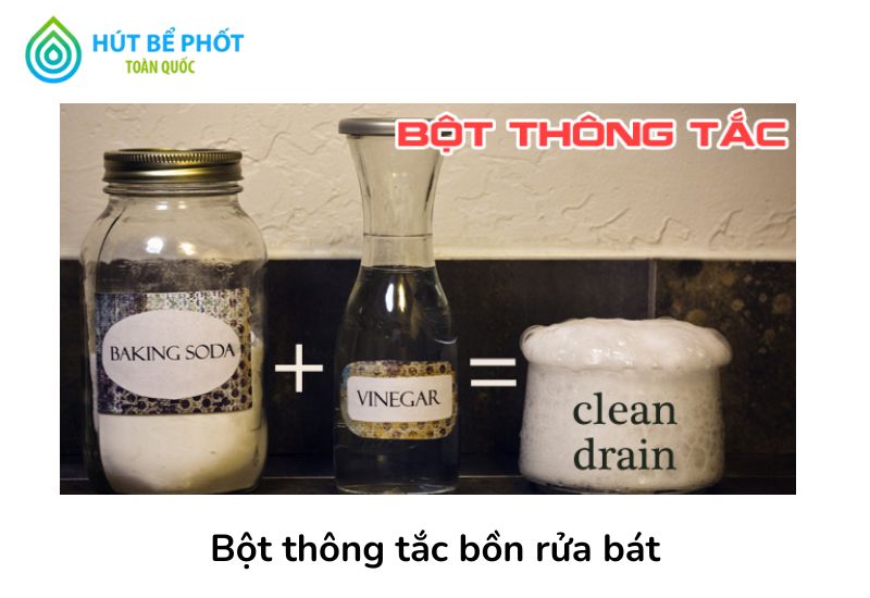 bột thông tắc bồn rửa bát