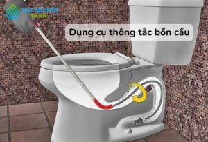 5 loại dụng cụ thông tắc bồn cầu