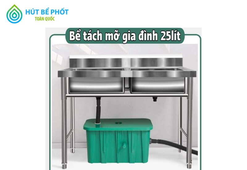 Bể tách mỡ gia đình