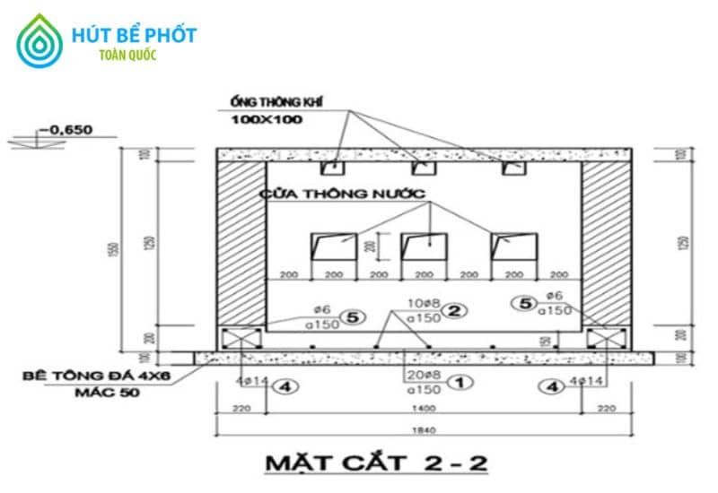 cách đặt ống bể phốt 