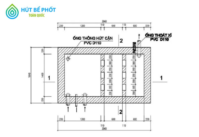 Cách tính thể tích bể phốt