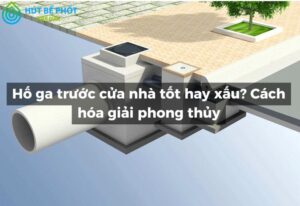 hố ga trước cửa nhà