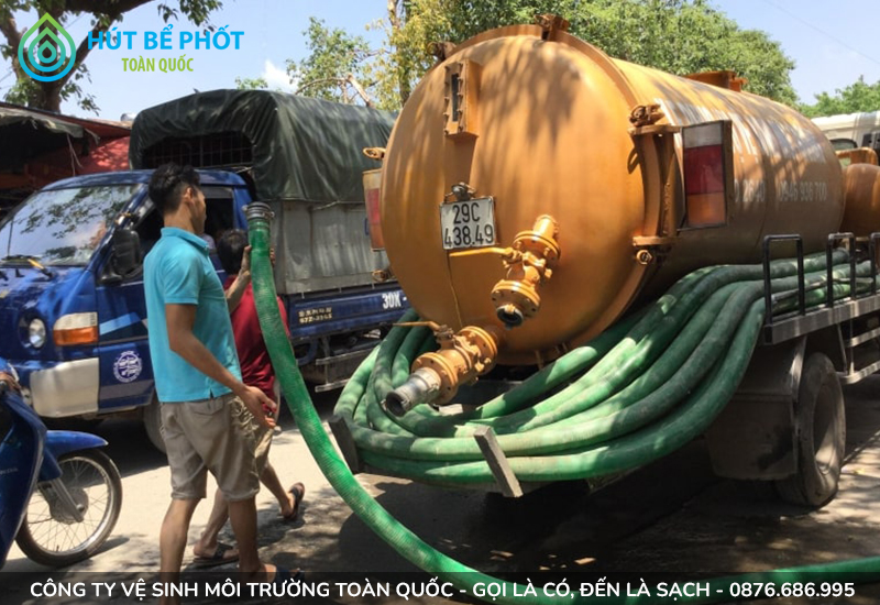 Hút bể phốt tại Việt Trì