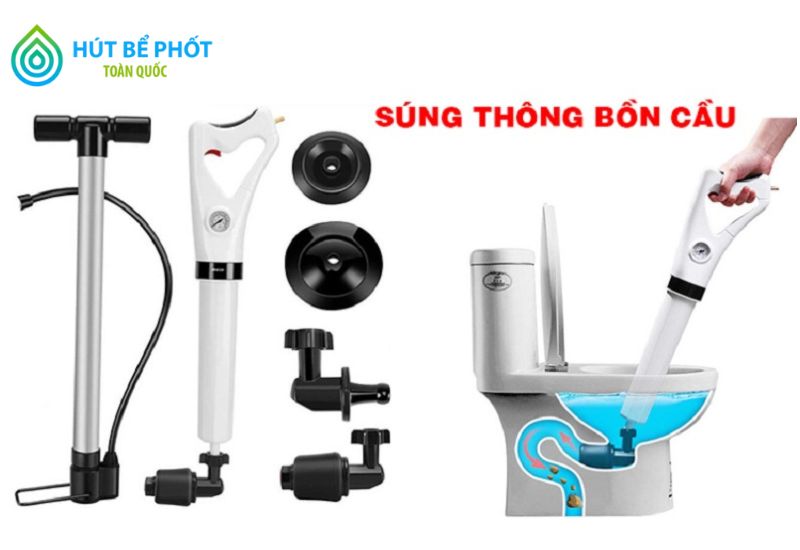 Súng thông tắc bồn cầu