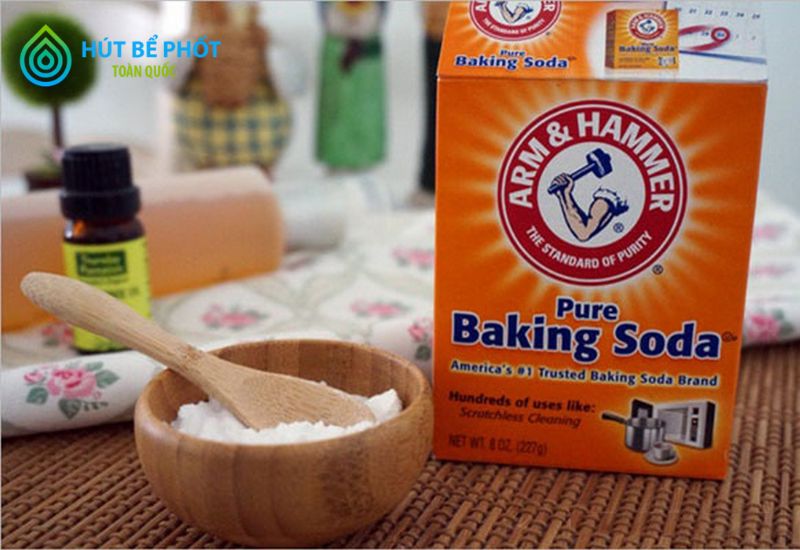 thông cống bằng baking soda 