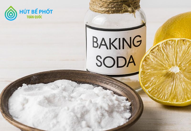 thông cống bằng baking soda 